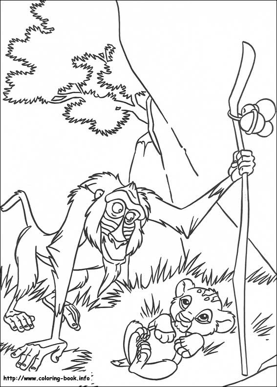 The Lion King coloring picture